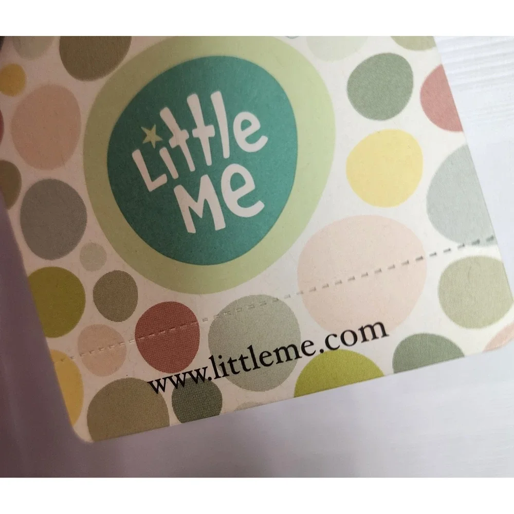 Little‎ Me Red Dog Print Fleece Blanket Sleepers Pajamas 24 Months